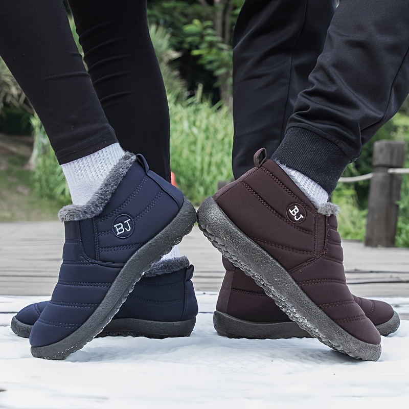 Women's Snow Boots with Fleece Lining, Winter Warmth